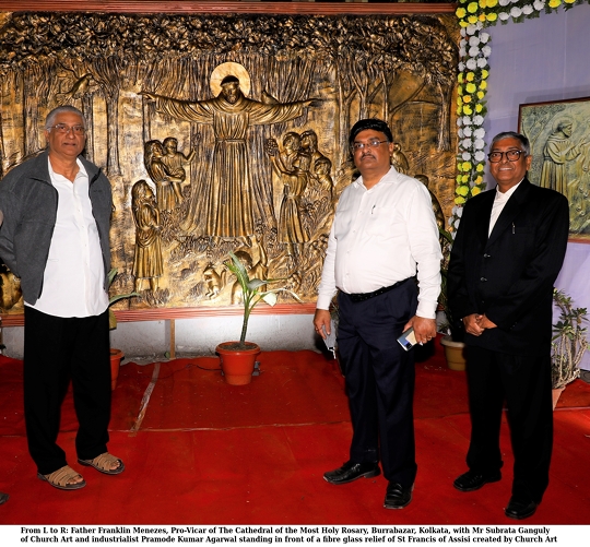 Special Exhibition on St Francis of Assisi at The Cathedral of the Most Holy Rosary in Kolkata